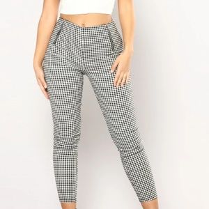Gingham skinny